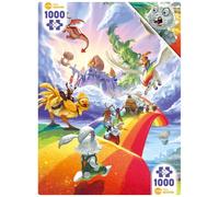 Iello - Puzzle Twist 1000 pz Bunny Kingdom in The Sky