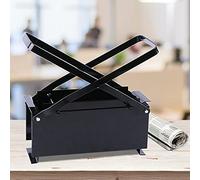 ieLsngai Bricchettatrice per Cartone, Compattatore Carta Manual, Pressa Carta Bricchettatrice per Giornali, Compattatore di Rifiuti Domestici Manuale, 33 x 15 x 13 cm, Nero