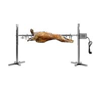 ieLsngai Girarrosto Elettrico per Barbecue Universale, Barbecue per Maialino in Acciaio Inox, Griglia per Barbecue Carico, Barbeque Elettrici Regolabile in 5 Livelli, Carico Max. 30kg