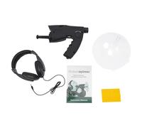 ieLsngai Microfono direzionale parabolico, orecchio bionico a lunga distanza, telescopio acustico, amplificatore sonoro, microfono parabolico monoculare con ingrandimento 8x, Aiming & Directional