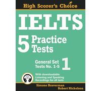 Simone Braverman Robert Nichols IELTS 5 Practice Tests, General Set (Tascabile)