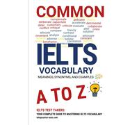 Ielts Practice-Tests Common IELTS Vocabulary Book (Tascabile)