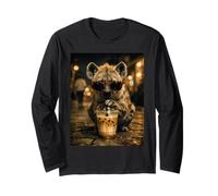 Iena Bere caffè Ghiaccio Animale Maglia a Manica