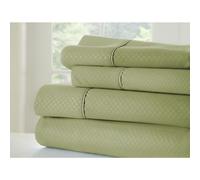 Ienjoy Home 4 pezzi foglio set pattern a scacchi in rilievo saggio completo