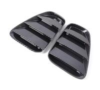 IENQBVL Blocchi Fari Posteriori Auto per F&iat per Abarth 500 595 695 2016-2024 ABS Carbon Fiber Car Rear Tail Light Decorative Panel Cover Fanalino Catadiottro(Fibra di Carbonio)