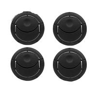 IENQBVL Griglia di Ventilazione Griglia di Copertura per Bocchette dell'Aria Condizionata per Vauxhall per Opel per Movano B Argento/Nero 8200212480 8200464605 4 Pezzi Sfiato Aria Condizionata(Black)