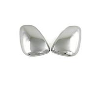 IENQBVL Per R&ENAULT per Kadjar 2016-2019 in Fibra di Carbonio ABS Chrome Car Copertura dello Specchio Retrovisore Trim Cornice Accessori Esterni Calotte specchietti(Chrome)