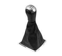 IENQBVL Pomello Cambio Per Ford Per Focus Per Mondeo MK2 MK3 S-MAX C-MAX Copri Cuffia Leva Cambio A 5/6 Marce(5 Speed Silver)