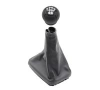 IENQBVL Pomello Cambio Pomello Del Cambio A 5 Marce Con Cuffia In Pelle Per Opel Per MERIVA A 2003 2004 2005 2006 2007 2008 2009 2010(Gear knob boot)