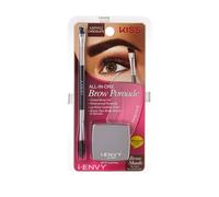 iEnvy by KISS All-In-One Brow Pomade Chocolate KBPM02 Waterproof Long Lasting Mirror Cap Stencils Inclusi