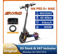 iENYRID M4 PRO S + MAX Scooter elettrico 800W motore 45 km/h velocità massima 48V 20Ah batteria 10 'pneumatico fuoristrada Aldult E-Scooter 800W Motor 48V 20Ah