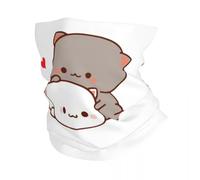 IEOIAEKI Peach E Goma Bandana Collo Gaiter Antivento Faccia Sciarpa Copertura Uomini Donne Bubu Dudu Fascia Tubo Passamontagna