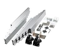 IEOWY Guide telescopiche per cassetti, Ideali per tavoli e armadi allungabili, con robuste Guide in Alluminio per un'estensione fluida e Una Maggiore Durata.