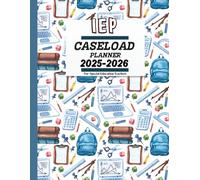 IEP Caseload 2025-2026 8.5 X 11: Special Education Organizer For Teachers With 30 students' profiles includes 270 Pages.