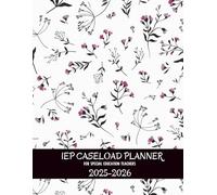 IEP Caseload 25-26 for 30 Students: Lesson Planner for Special Education Teacher's | Academic School Year from July 2025 to June 2026.