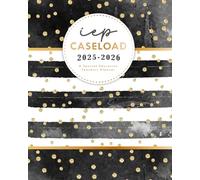 IEP Caseload Planner 2025-2026: A Special Education Teachers Organizer for 30 Students | Pretty Stripe Design