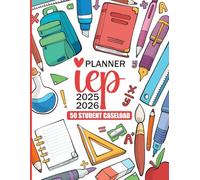 IEP Caseload Planner 2025-2026: for Special Education Teachers, 50 Student Caseload