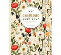 IEP Caseload Planner 2026-2027: Essential Organizer for Special Education Teachers for 50 Students | Pretty Flowers Design