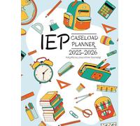 IEP Caseload Planner 25-26: School Year For Special Education Teachers | Meetings Organization (30 Students Caseload)