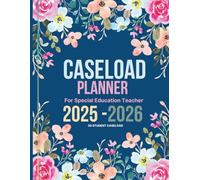IEP Caseload Planner 25-26: Special Education Teachers Organizer for 30 students | Academic School Year from July 2025 to June 2026.