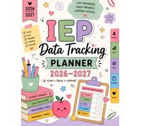 IEP Data Tracking Planner 2026-2027: Trial Records, Frequency and Duration Logs, Work Samples, and Evidence Review