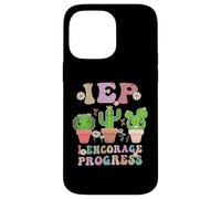 IEP I Incoraggiare il progresso Cactus insegnante di istruzione speciale Custodia per iPhone 14 Pro Max