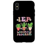 IEP I Incoraggiare il progresso Cactus insegnante di istruzione speciale Custodia per iPhone X/XS