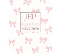 IEP Planner • 30 SPED Student Caseload • Comprehensive Special Education Teacher Organizer • Student Data Tracker Notebook: IEP Snapshot + Data Collection | 8.5x11” (Pink Bow Coquette)
