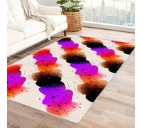 IEPOZWA Tappeto Motivo Cartone Animato e Stile Artistico Bianconi Da Zucchero Tappeto Per Interni, A Pelo Corto, Non Sfila, Morbido, Per Aree Ad Alto Traffico(Bianco)-180x270cm