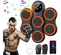 IERAKOR Macchina da boxe musicale 2025, pugilato da parete musicale con guanti da boxe, modalità Bluetooth, 9 modalità di velocità, modalità di conteggio, LED Music Boxing Machine per l'allenamento a