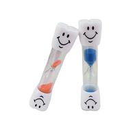 IERCZA 2 Pcs Clessidra a Sabbia,clessidra bambini,Clessidre Colorato Timer dell'orologio, Clessidra colorata per bambini e classe,Timer per Spazzolini da Cucina Time Management
