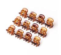 IERCZA 24 Pezzi Clip per Capelli Plastica,Pinze per Capelli Fermagli per Capelli Antiscivolo, Artiglio di Capelli di Medie Dimensioni per Ragazze e Donna (Champagne)