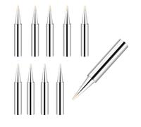 ieron 10 punte per saldatore, 900M-T-B punta di ricambio per saldatore senza piombo per stazioni di saldatura Hakko, TENMA, ATTEN, Quick, Aoyue, Yihua