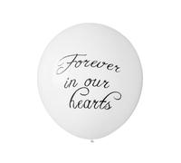 ieron 100 pezzi Palloncini commemorativi Palloncini commemorativi biodegradabili Palloncini funebri bianchi, Decorazione funebre