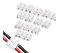 ieron 100 pz. Connettori a molla Connettori per cavi CH2 Cablaggio elettrico Terminali push-in a 2 pin Blocco connettori, Connettori per cavi elettrici