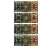 Ieron 12 Pezzi Libri in Miniatura Libri in Miniatura 1:12 Decorazione della casa delle Bambole per la Biblioteca della Camera da Letto della Sala Studio della casa delle Bambole