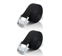 ieron 2 cinghie di fissaggio con cricchetto, cinghie di fissaggio da 1 m con blocco di bloccaggio, cinghie per portabagagli per auto, bicicletta, camion