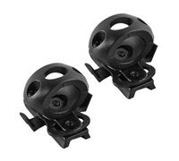 Ieron 2 Pezzi Supporto per Torcia elettrica per Casco Bicicletta Supporto per Torcia elettrica per Mani Supporto per Luce per Casco Portatile Attacco per Luce Multifunzionale per Casco Rigido