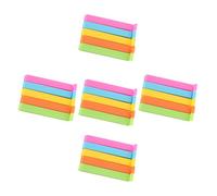 ieron 25 clip di chiusura per sacchetti di plastica, clip di chiusura per alimenti, per dolci, snack, borse, cucina, 7 cm, 5 colori