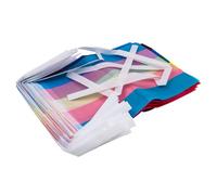 Ieron 32 Bandiere Arcobaleno Assortite 10m Bandiere dell'Orgoglio Stampate a Colori Striscioni del Gay Pride Bandiere Arcobaleno Bisessuali e Transgender per Il Partito dell'Orgoglio Bisessuale LGBT