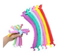 Ieron 6 Pezzi Corde Elastiche Unicorno - Giocattoli sensoriali Antistress per ansia, autismo e bisogni Speciali, 3-12 Ragazzi Ragazze Bambini Giocattolo