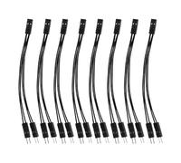 ieron 8 pz Dual Maschio a Singola Femmina Jumper Splitter PC Scheda Madre Alimentazione Diodo Emettitore di Luce Interruttore del Computer Reset HDD Hard Drive