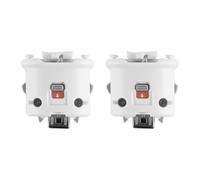 Ieron Adattatore Motion Plus da 2 Pezzi Compatibile con Wii, sensore di Movimento Esterno per Telecomando, acceleratore con Maniglia intensificatrice dinamica
