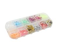 Ieron Aurora Polvere Glitter per Unghie Lucida e Sottile Arcobaleno colorato Scorie di Ghiaccio Paillettes per Unghie Nail Art Glitter Conchiglia Colorata Carta Glitter Accessori