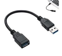 Ieron Cavo di prolunga USB 3.0, Maschio A a Femmina A Cavo di prolunga USB standard ad alta velocità Supporta trasferimento dati ad alta velocità da 5 Gbps Plug and Play (0,3 m)