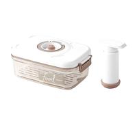 Ieron Contenitore sottovuoto Pompa Manuale Accessori per la conservazione degli Alimenti Bussola del Tempo Pompa Manuale dell'Aria Design per Una marinatura Rapida 1,2 l Rettangolo