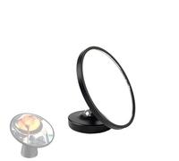 Ieron Espresso Shot Specchio Magnetico, Rotazione di 360° Specchio Riflettente per Caffè Regolabile Attaccabile a Superfici Metalliche e Non Metalliche, Nero