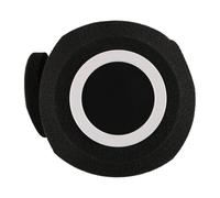 Ieron Filtro antipop in Schiuma per Microfono con Isolamento a Sfera Compatibile con MV7X, MV7+, ATH AT2035, Copertura in Schiuma antipop per Registrazione in Studio e Trasmissione (Nero)