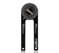 ieron Goniometro per troncatrice da 17,8 cm, angolo a 360°, in alluminio, professionale, per angoli interni ed esterni, battiscopa, lavorazione del legno, edifici