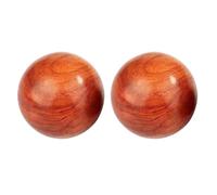 Ieron Legno di Palissandro Qi Gong Kugeln Baoding Kugeln aus Palisander Holz mit Brokatkasten Chinese Entspannungs Kugeln für Meditation And Akupressur
